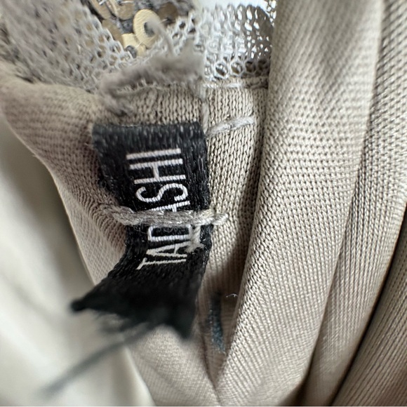 Tadashi Shoji Gold Sequin Midi Dress - Picture 6 of 11